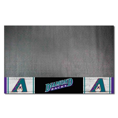 Fan Mats  LLC Arizona Diamondbacks Grill Mat Retro Purple