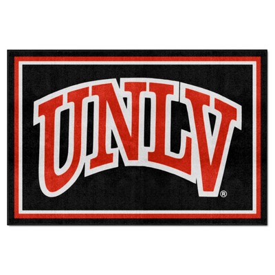 Fan Mats  LLC UNLV Rebels 5x8 Rug Black