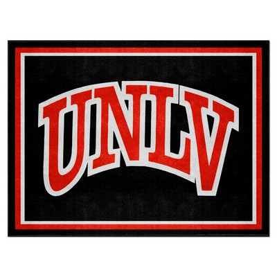 Fan Mats  LLC UNLV Rebels 8x10 Rug Black