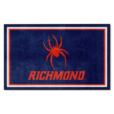 Fan Mats  LLC Richmond Spiders 4x6 Rug Navy