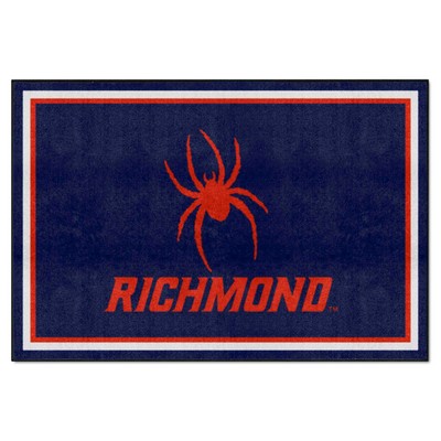 Fan Mats  LLC Richmond Spiders 5x8 Rug Navy