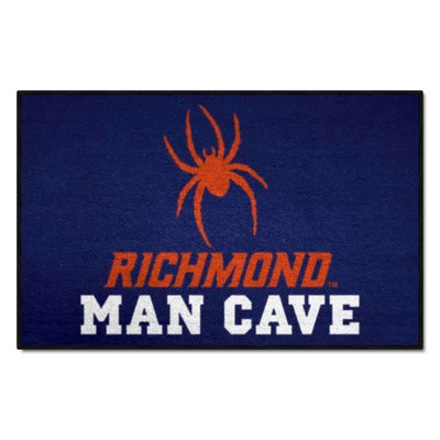 Fan Mats  LLC Richmond Spiders Starter Mat Man Cave Navy