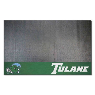 Fan Mats  LLC Tulane Green Wave Grill Mat Green