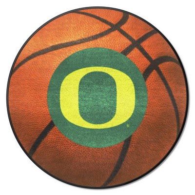 Fan Mats  LLC Oregon Ducks Basketball Mat Orange