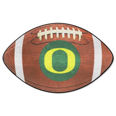 Fan Mats  LLC Oregon Ducks Football Mat Brown