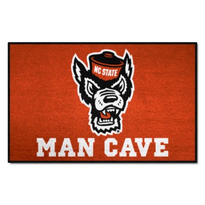 Fan Mats  LLC NC State Wolfpack Starter Mat Man Cave Red