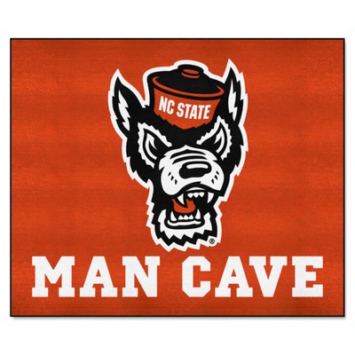 Fan Mats  LLC NC State Wolfpack Tailgater Mat Man Cave Red