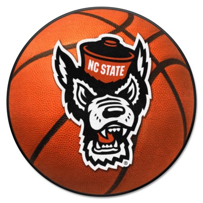 Fan Mats  LLC NC State Wolfpack Basketball Mat Orange