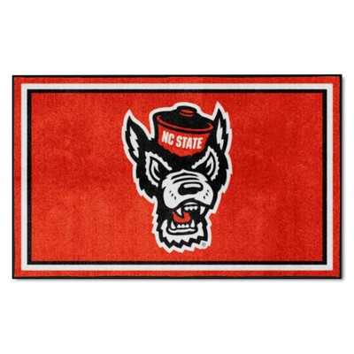 Fan Mats  LLC NC State Wolfpack 4x6 Rug Red