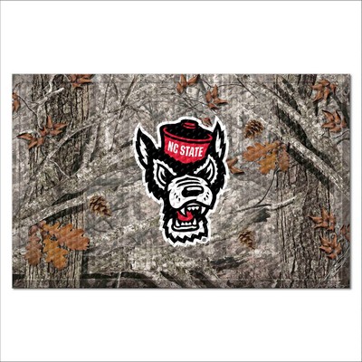 Fan Mats  LLC NC State Wolfpack Camo Scraper Mat Camo