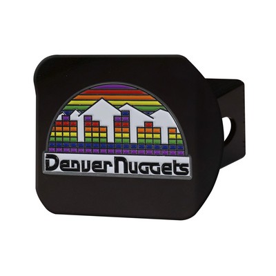 Fan Mats  LLC Denver Nuggets Color Hitch Cover Black Black