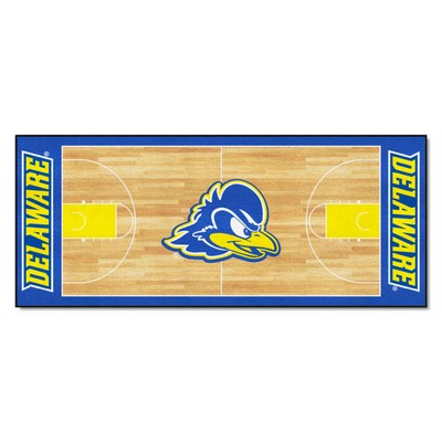 Fan Mats  LLC Delaware Blue Hens NCAA Basketball Runner Blue