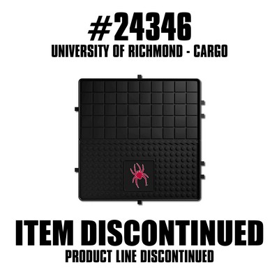 Fan Mats  LLC Richmond Spiders Heavy Duty Vinyl Cargo Mat Black