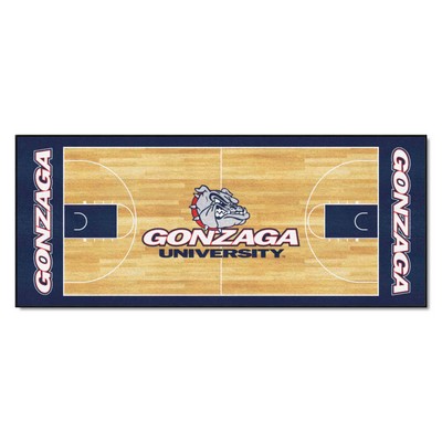 Fan Mats  LLC Gonzaga Bulldogs NCAA Basketball Runner Navy