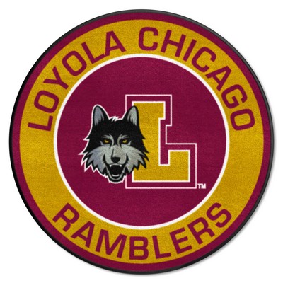 Fan Mats  LLC Loyola Chicago Ramblers Roundel Mat Maroon