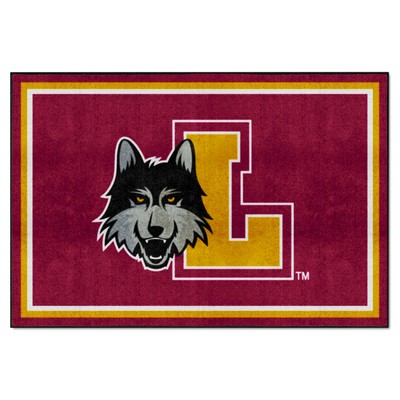 Fan Mats  LLC Loyola Chicago Ramblers 5x8 Rug Maroon