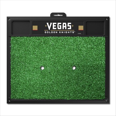 Fan Mats  LLC Vegas Golden Knights Golf Hitting Mat Gray