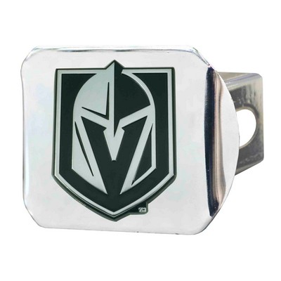 Fan Mats  LLC Vegas Golden Knights Hitch Cover Chrome Chrome