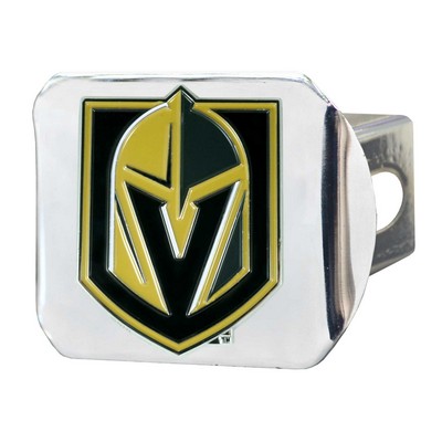 Fan Mats  LLC Vegas Golden Knights Color Hitch Cover Chrome Chrome