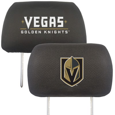 Fan Mats  LLC Vegas Golden Knights Head Rest Cover Black