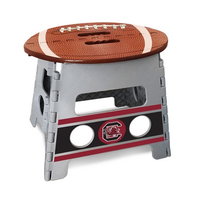 Fan Mats  LLC South Carolina Gamecocks Folding Step Stool Gray