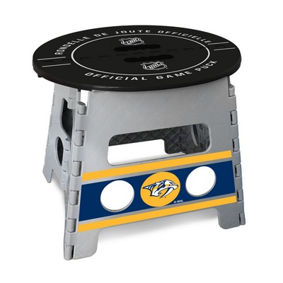 Fan Mats  LLC Nashville Predators Folding Step Stool Gray