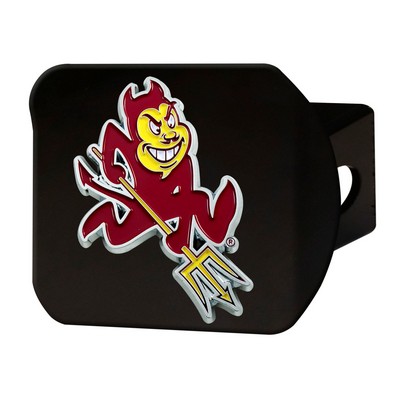 Fan Mats  LLC Arizona State Sun Devils Color Hitch Cover Black Red