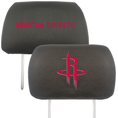 Fan Mats  LLC Houston Rockets Head Rest Cover Black