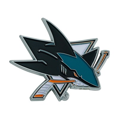 Fan Mats  LLC San Jose Sharks Color Emblem Teal