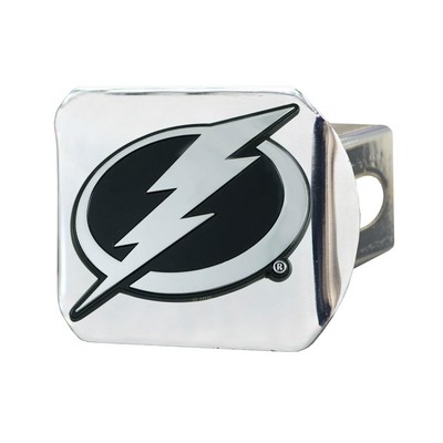 Fan Mats  LLC Tampa Bay Lightning Hitch Cover Chrome Chrome