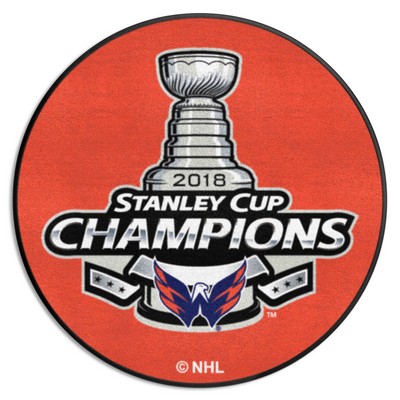 Fan Mats  LLC Washington Capitals Puck Mat Red