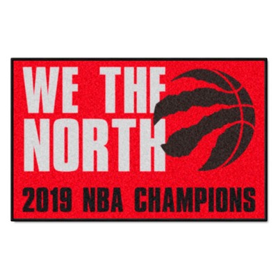 Fan Mats  LLC Toronto Raptors Starter Mat Champions Red