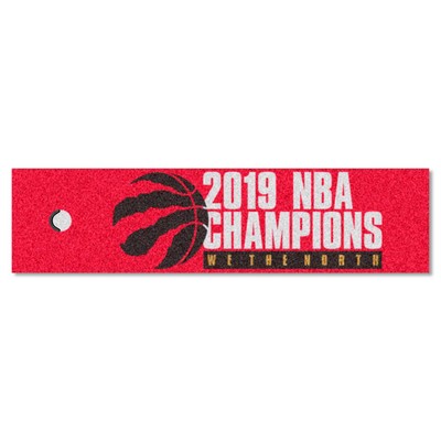 Fan Mats  LLC Toronto Raptors Putting Green Mat Red