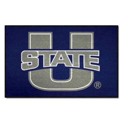 Fan Mats  LLC Utah State Aggies Starter Mat Navy