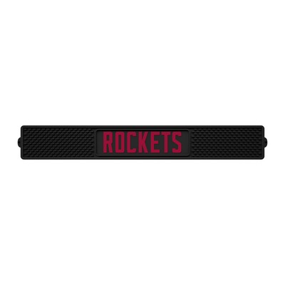 Fan Mats  LLC Houston Rockets Drink Mat Black