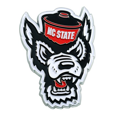 Fan Mats  LLC NC State Wolfpack Color Emblem Red