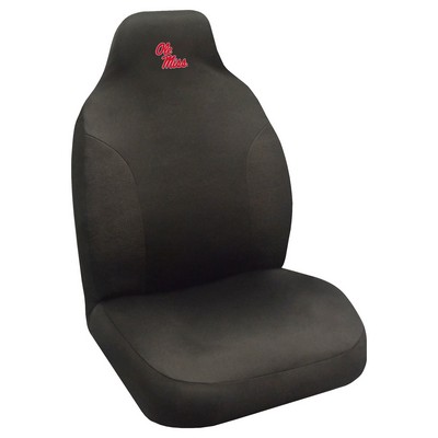 Fan Mats  LLC Ole Miss Rebels Seat Cover Black