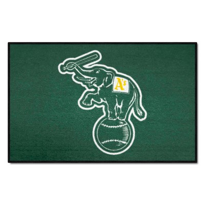 Fan Mats  LLC Oakland Athletics Starter Mat Green