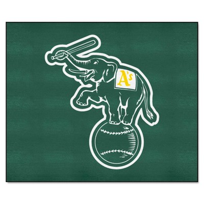 Fan Mats  LLC Oakland Athletics Tailgater Mat Green