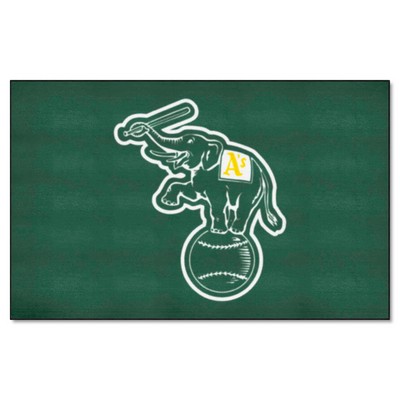 Fan Mats  LLC Oakland Athletics Ulti-Mat Green