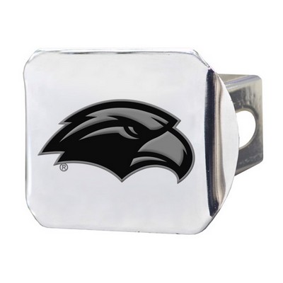 Fan Mats  LLC Southern Miss Golden Eagles Hitch Cover Chrome Chrome