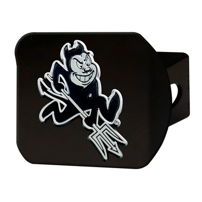 Fan Mats  LLC Arizona State Sun Devils Hitch Cover Black Black