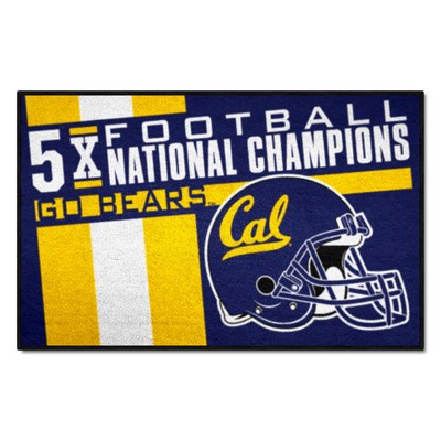 Fan Mats  LLC Cal Golden Bears Starter Mat Dynasty Navy