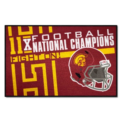 Fan Mats  LLC Southern California Trojans Starter Mat Dynasty Cardinal