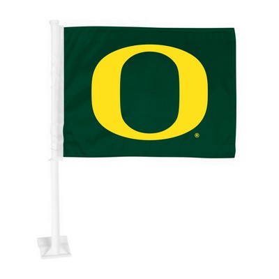 Fan Mats  LLC Oregon Ducks Car Flag Green