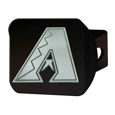 Fan Mats  LLC Arizona Diamondbacks Hitch Cover Black Black