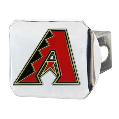 Fan Mats  LLC Arizona Diamondbacks Color Hitch Cover Chrome Chrome