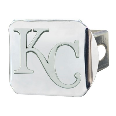 Fan Mats  LLC Kansas City Royals Hitch Cover Chrome Chrome