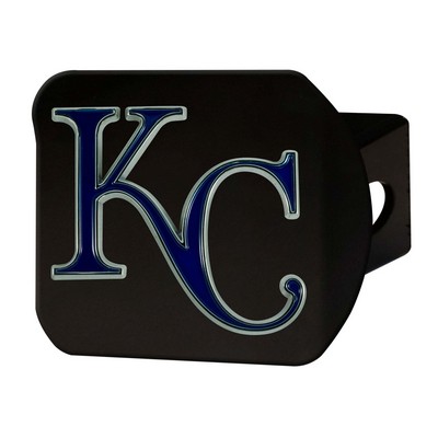 Fan Mats  LLC Kansas City Royals Color Hitch Cover Black Black