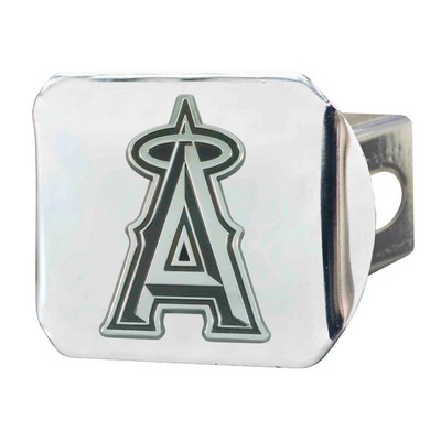 Fan Mats  LLC Los Angeles Angels Hitch Cover Chrome Chrome